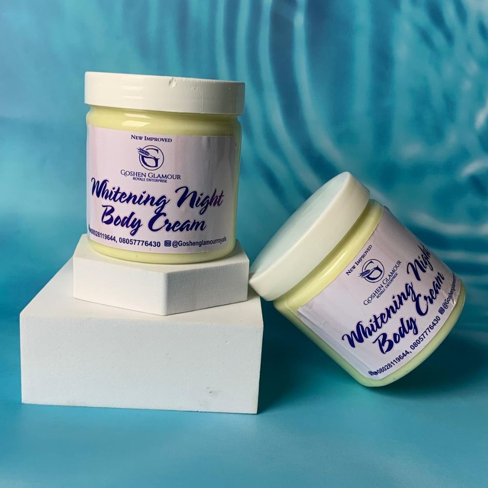 Goshen Glamour Whitening Night Body Cream